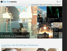 Tablet Screenshot of factornews.com